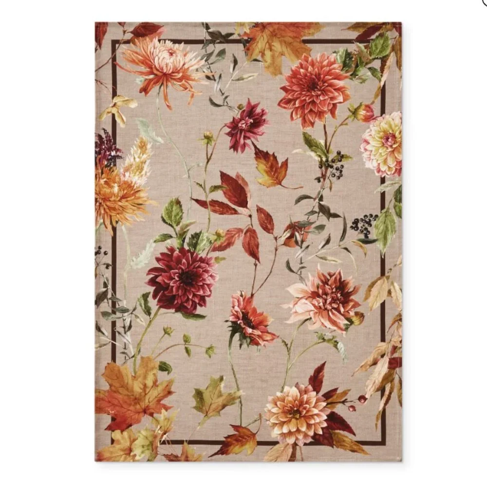 Williams Sonoma Harvest Bloom Towels Set of 2